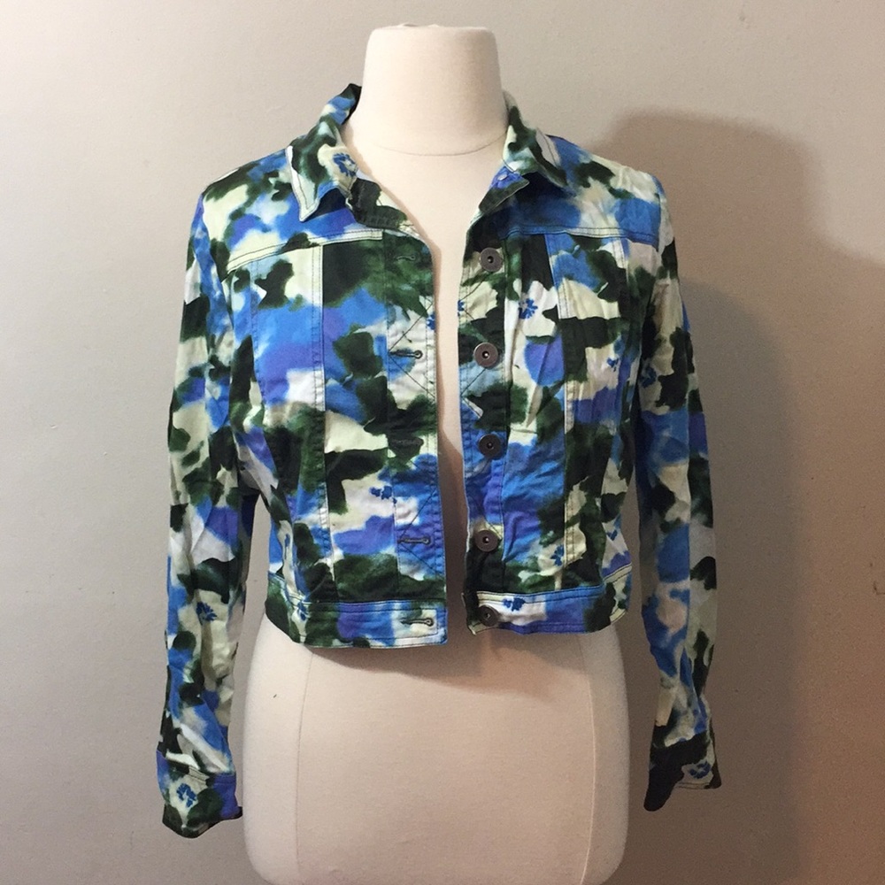 Yest Cropped Denim Jacket, 1X